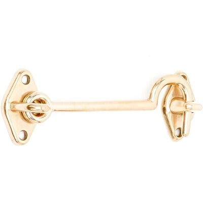 - Gancio porte e finestre ottone massiccio 80 mm - Gancio porte e finestre ottone massiccio 80 mm