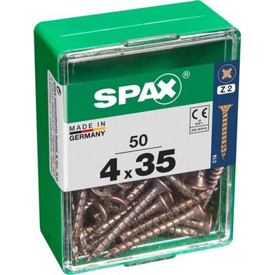 Spax Vite TSP POZI bronzata 4x35 M 50 pz Spax Vite TSP POZI bronzata 4x35 M 50 pz
