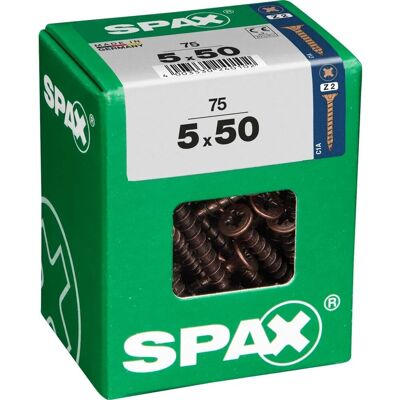 Spax Vite svasata z2 brunitura l 75 pz Spax Vite svasata z2 brunitura l 75 pz