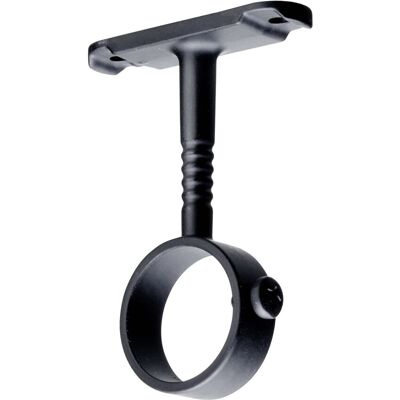 Hettich Supporto centrale per tubo appendiabiti Ø 25 mm nero Hettich Supporto centrale per tubo appendiabiti Ø 25 mm nero