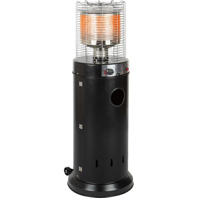 Dcg Stufa a gas patio da esterno basso 48000 BTU 13 Kw Ø 38 cm H 138 cm nero Dcg Stufa a gas patio da esterno basso 48000 BTU 13 Kw Ø 38 cm H 138 cm nero
