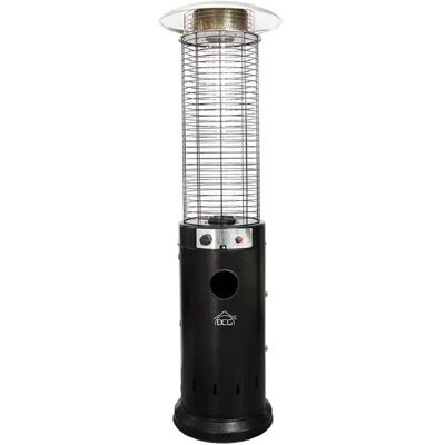 Dcg Stufa a gas patio da esterno alto 11Kw Ø 54 cm H 187 cm nero Dcg Stufa a gas patio da esterno alto 11Kw Ø 54 cm H 187 cm nero