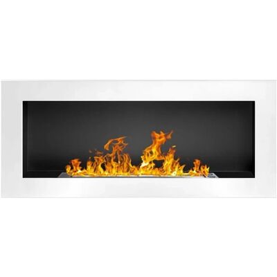 - Camino a bioetanolo parete/incasso Divina Fire Lucca 2,5 kW L90xP12xH40 cm - Camino a bioetanolo parete/incasso Divina Fire Lucca 2,5 kW L90xP12xH40 cm