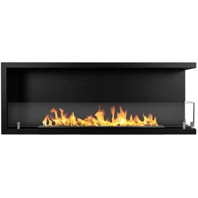 - Camino a bioetanolo incasso angolo Divina Fire Sutri 120 DX 3 kW 120x45 cm - Camino a bioetanolo incasso angolo Divina Fire Sutri 120 DX 3 kW 120x45 cm