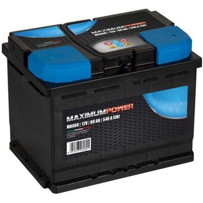 - Batteria auto Maximum Power MAX60 12 V 60 Ah Dx - Batteria auto Maximum Power MAX60 12 V 60 Ah Dx