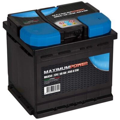 - Batteria auto Maximum Power MAX50 12 V 50 Ah Dx - Batteria auto Maximum Power MAX50 12 V 50 Ah Dx