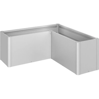 Biohort Fioriera da esterno Belvedere Midi argento metallizzato 61x152x152 cm Biohort Fioriera da esterno Belvedere Midi argento metallizzato 61x152x152 cm
