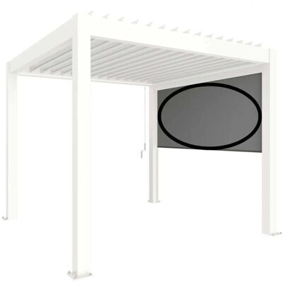 Biohort Tenda da sole elettrica per pergola 3,5 m bianca Biohort Tenda da sole elettrica per pergola 3,5 m bianca