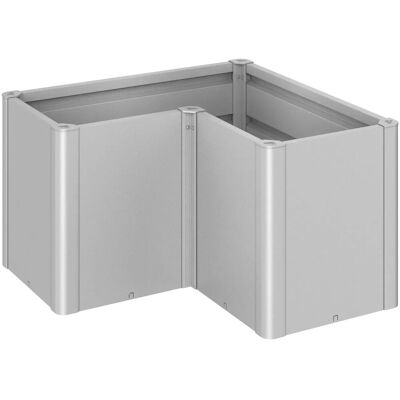 Biohort Fioriera da esterno Belvedere Midi argento metallizzato 3x147x51 cm Biohort Fioriera da esterno Belvedere Midi argento metallizzato 3x147x51 cm