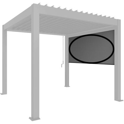 Biohort Tenda da sole per pergola elettrica grigio scuro met 327x235 cm Biohort Tenda da sole per pergola elettrica grigio scuro met 327x235 cm
