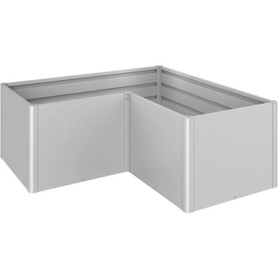 Biohort Aiuola rialzata L2x1 m Argento metallizzato Biohort Aiuola rialzata L2x1 m Argento metallizzato