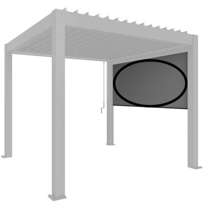 Biohort Tenda da sole per pergola elettrica grigio scuro met 364x235 cm Biohort Tenda da sole per pergola elettrica grigio scuro met 364x235 cm