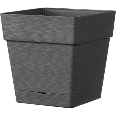 Deroma Vaso Save quadro in plastica antracite 17 cm Deroma Vaso Save quadro in plastica antracite 17 cm