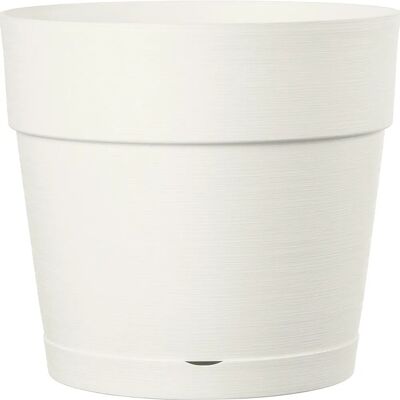 Vaso in plastica riciclata bianco Deroma - Ø 38cm Vaso in plastica riciclata bianco Deroma - Ø 38cm