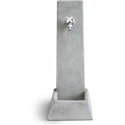 - Fontana da giardino in cemento grigio H 77 cm - Fontana da giardino in cemento grigio H 77 cm