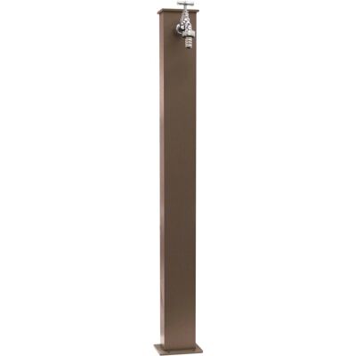 - Fontana da giardino York in metallo tortora H 82 cm - Fontana da giardino York in metallo tortora H 82 cm