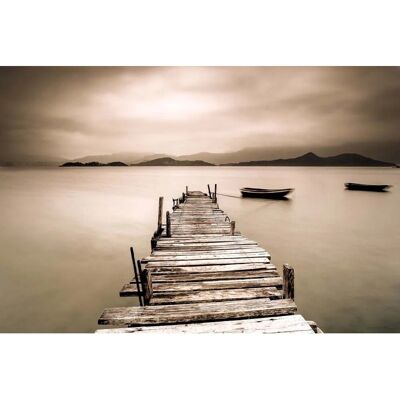 Tela stampata immagine pontile 85x113 cm Tela stampata immagine pontile 85x113 cm