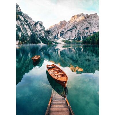 - Canvas stampato immagine Tyrol Boat 60x80 cm - Canvas stampato immagine Tyrol Boat 60x80 cm