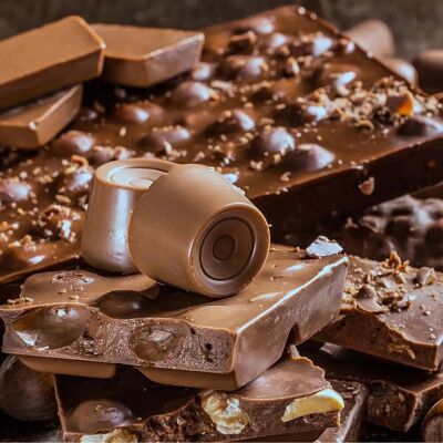 - Quadro in vetro soggetto cioccolatini 20 x 20 cm - Quadro in vetro soggetto cioccolatini 20 x 20 cm