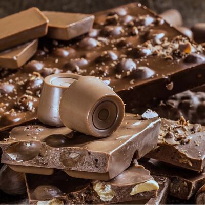 - Quadro in vetro soggetto set cioccolatini 20 x 20 cm - Quadro in vetro soggetto set cioccolatini 20 x 20 cm