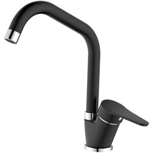 - Rubinetto cucina monocomando canna alta Allen nero opaco - Rubinetto cucina monocomando canna alta Allen nero opaco