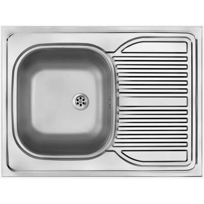 Lavello appoggio 1 vasca gocciolatoio Guantánamo 600x160 mm acciaio inox Lavello appoggio 1 vasca gocciolatoio Guantánamo 600x160 mm acciaio inox