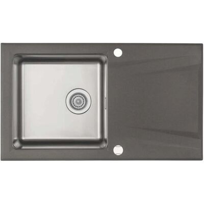 Deante ZSR T113 - Lavello in granito e acciaio con scolapiatti Deante ZSR T113 - Lavello in granito e acciaio con scolapiatti