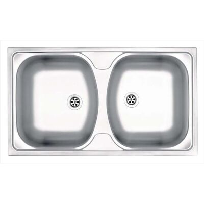 Lavello in Acciaio Inox a 2 Vasche - Cucina Lavello in Acciaio Inox a 2 Vasche - Cucina
