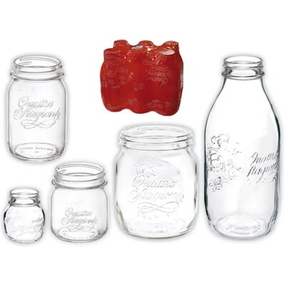 BORMIOLI ROCCO - Quattro stagioni - Ø70 - 500ml - Glass jar BORMIOLI ROCCO - Quattro stagioni - Ø70 - 500ml - Glass jar