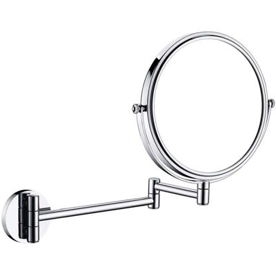 Specchio makeup con braccio di estensione 23,2x28,2 cm cromo Specchio makeup con braccio di estensione 23,2x28,2 cm cromo