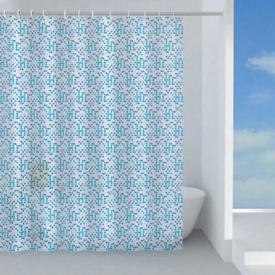 Tenda doccia Pool in peva 240x200 cm azzurra Tenda doccia Pool in peva 240x200 cm azzurra