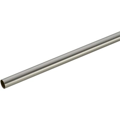 asta per tende effetto acciaio inox 120cm - Elegante & Moderna asta per tende effetto acciaio inox 120cm - Elegante & Moderna