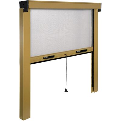 Irs Zanzariera Sottile Plus avvolgibile verticale 80x170 cm bronzo Irs Zanzariera Sottile Plus avvolgibile verticale 80x170 cm bronzo