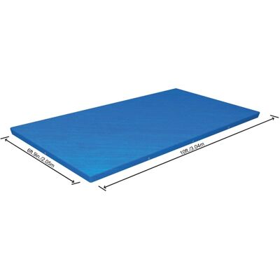 Bestway Copertura per piscina Steel Pro Frame in PE rettangolare 300x201x66 cm b Bestway Copertura per piscina Steel Pro Frame in PE rettangolare 300x201x66 cm b