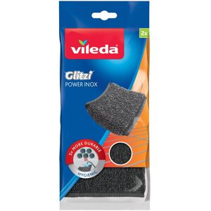 Vileda Spugna Glitzi Power Inox 2 pz Vileda Spugna Glitzi Power Inox 2 pz