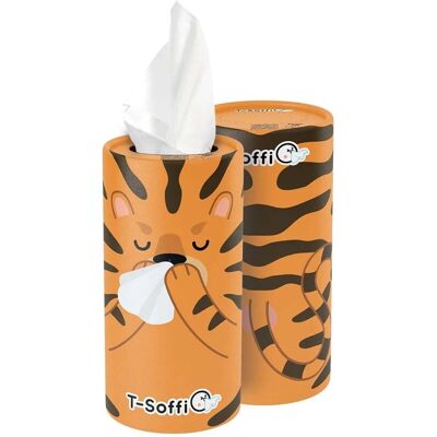 - Fazzoletti in tubo TSoffio Tigrotto 3 veli 40 pezzi 7x7x14 cm - Fazzoletti in tubo TSoffio Tigrotto 3 veli 40 pezzi 7x7x14 cm