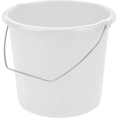Tontarelli Secchio con manico in metallo Cover Line 10 l 28,8x26 cm bianco Tontarelli Secchio con manico in metallo Cover Line 10 l 28,8x26 cm bianco