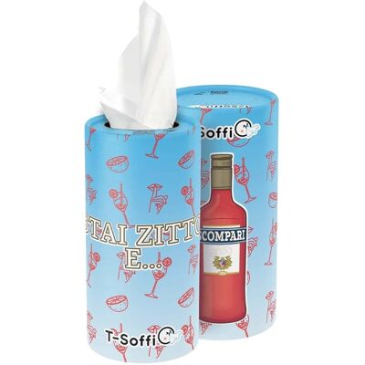 - Fazzoletti in tubo TSoffio Stai Zitto e Scompari 3 veli 40 pezzi 7x7x14 cm - Fazzoletti in tubo TSoffio Stai Zitto e Scompari 3 veli 40 pezzi 7x7x14 cm