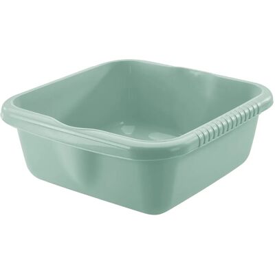 Tontarelli Bacinella quadrata in plastica Aurora 15 l 38x15 cm colore salvia Tontarelli Bacinella quadrata in plastica Aurora 15 l 38x15 cm colore salvia
