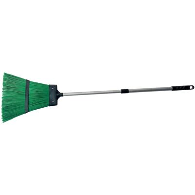 Verdelook Scopa da giardino con manico telescopico 130 cm Verdelook Scopa da giardino con manico telescopico 130 cm