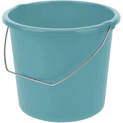 Tontarelli Secchio con manico in metallo Cover Line 10 l 28,8x26 cm blu Tontarelli Secchio con manico in metallo Cover Line 10 l 28,8x26 cm blu