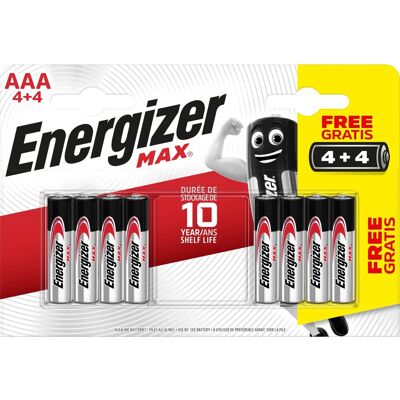 ENERGIZER - LR03 AAA - 4 Unità - Batteria ENERGIZER - LR03 AAA - 4 Unità - Batteria