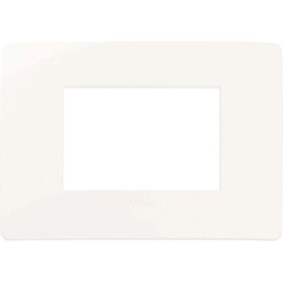 Placca Plana Up 3 moduli bianco opaco Placca Plana Up 3 moduli bianco opaco