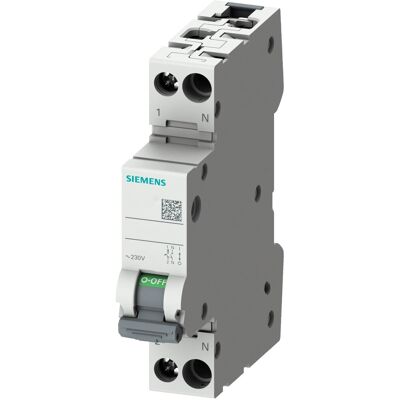 Siemens Interruttore magnetotermico compatto 1P+N C4 4500A 1UM Siemens Interruttore magnetotermico compatto 1P+N C4 4500A 1UM