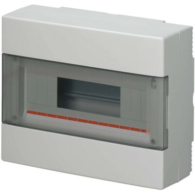 Elettrocanali Centralino da parete per muratura 12 moduli con portella IP40 grigio Elettrocanali Centralino da parete per muratura 12 moduli con portella IP40 grigio