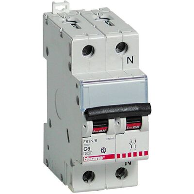BTicino Modello BTDIN45 - 2 Moduli - 10A - 4,5kA - Interruttore magnetotermico BTicino Modello BTDIN45 - 2 Moduli - 10A - 4,5kA - Interruttore magnetotermico