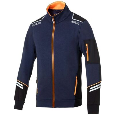 Sparco Felpa tecnica Alabama blu tg. S Sparco Felpa tecnica Alabama blu tg. S