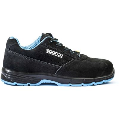 Sparco Scarpa antinfortunistica Horizon Moreno S1PS ESD nero-azzurro tg 39 Sparco Scarpa antinfortunistica Horizon Moreno S1PS ESD nero-azzurro tg 39