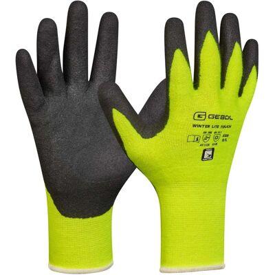 Gebol Guanto di montaggio senza cuciture verde neon tg. 10 Gebol Guanto di montaggio senza cuciture verde neon tg. 10