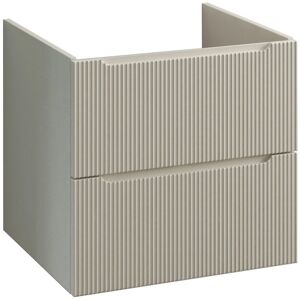 - Mobile bagno base lavabo sospeso Dune 59x54x45 cm bianco crema - Mobile bagno base lavabo sospeso Dune 59x54x45 cm bianco crema